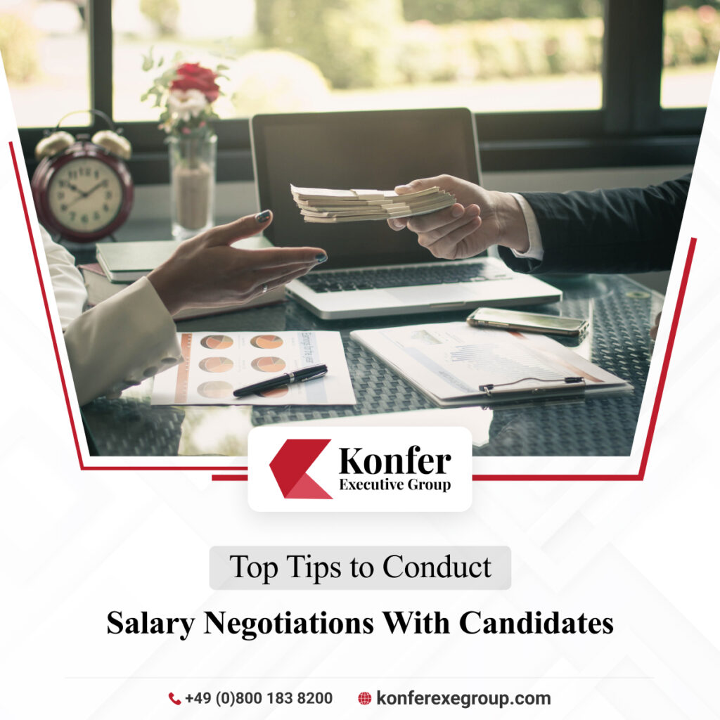 Top Tips to ConductSalary Negotiations With Candidates